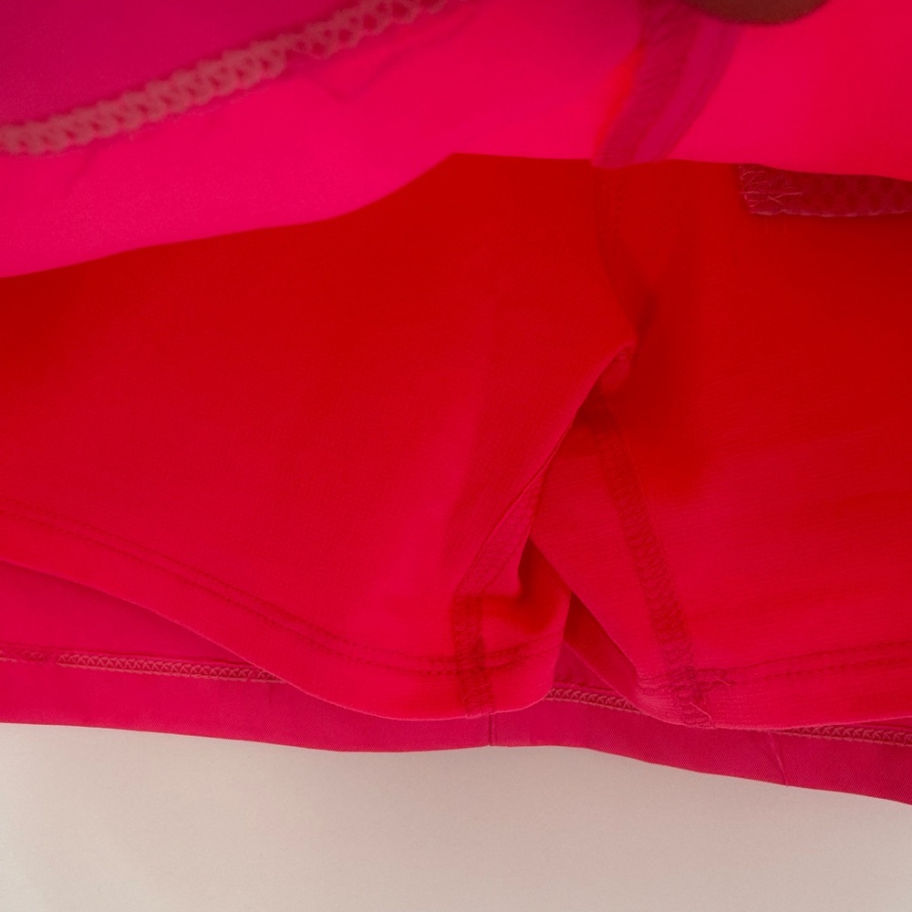 Adidas Hot Pink Athletic Mini Skirt High-Waisted Golf-Tennis Skort Style Sise 2 - Picture 9 of 15